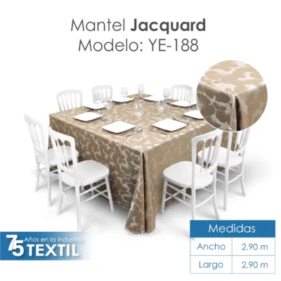 Mantel Yackard Imperial 2.90 X 2.90 M YE-188: imagen 3