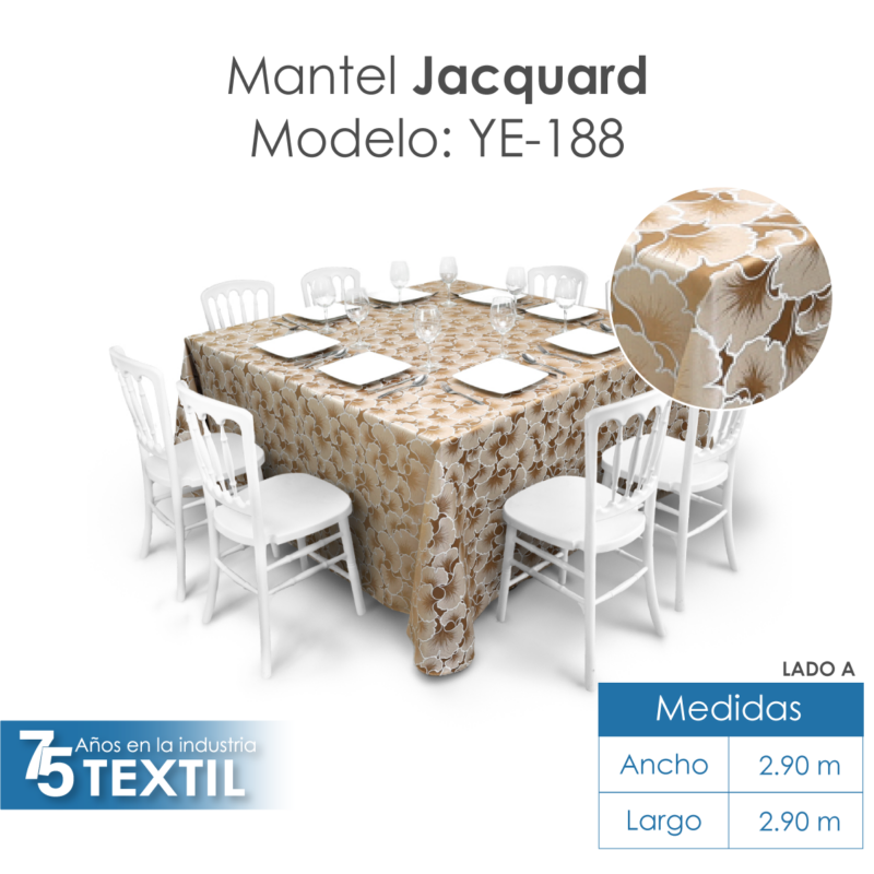 Mantel Yackard Imperial 2.90 X 2.90 M YE-188