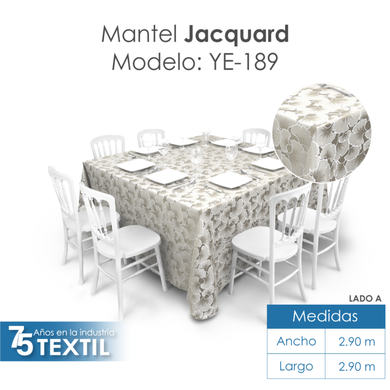 Mantel Yackard Imperial 2.90 X 2.90 M YE-189