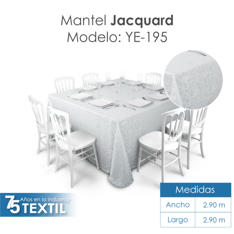 Mantel Yackard Imperial 2.90 X 2.90 M YE-195