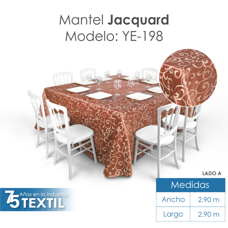 Mantel Yackard Imperial 2.90 X 2.90 M YE-198