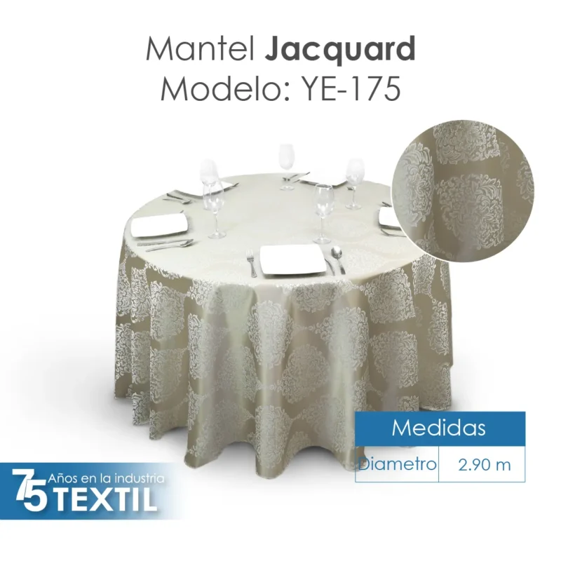 Mantel Yackard Redondo YE-175 KAKY