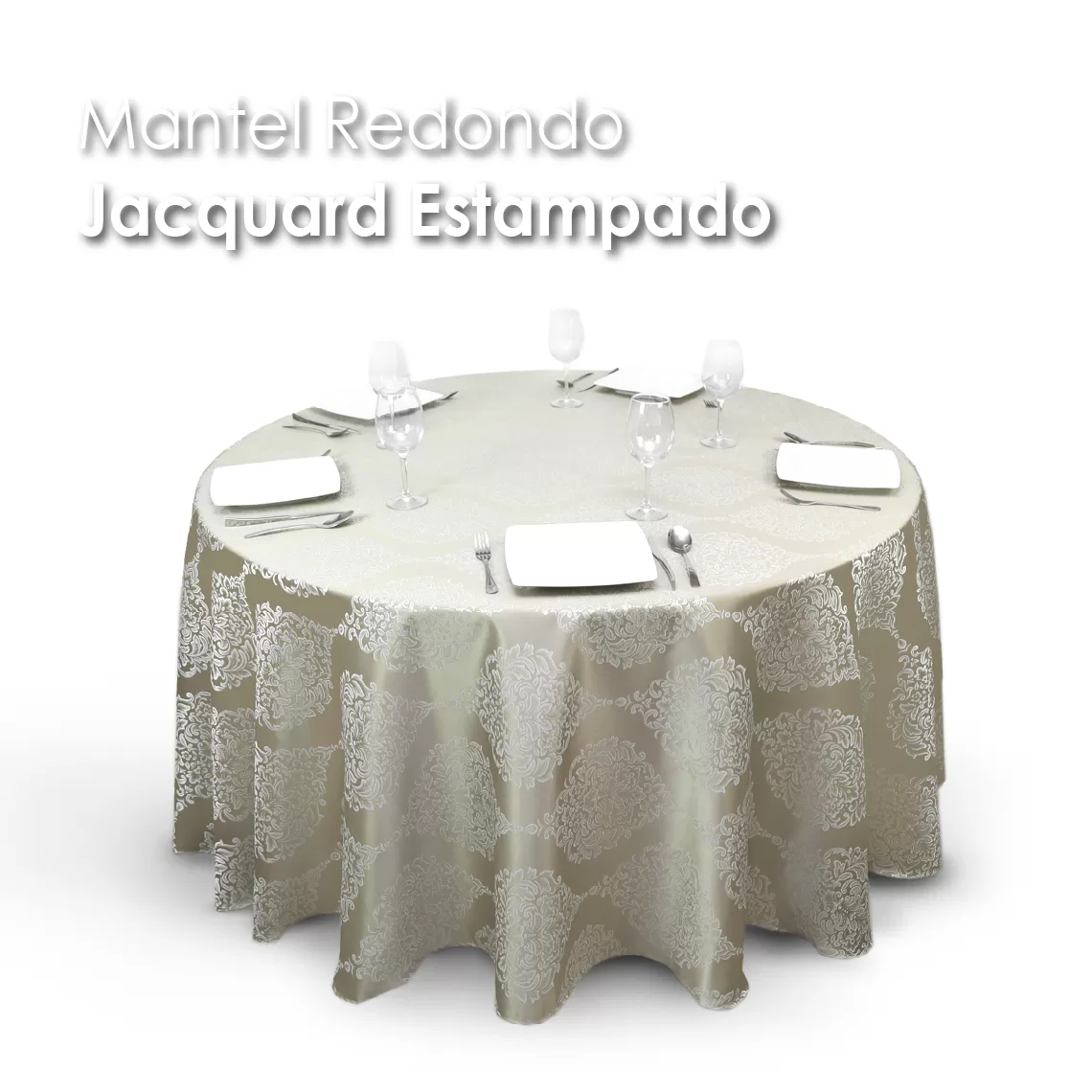 Mantel Yackard Redondo YE-175 KAKY: imagen 6