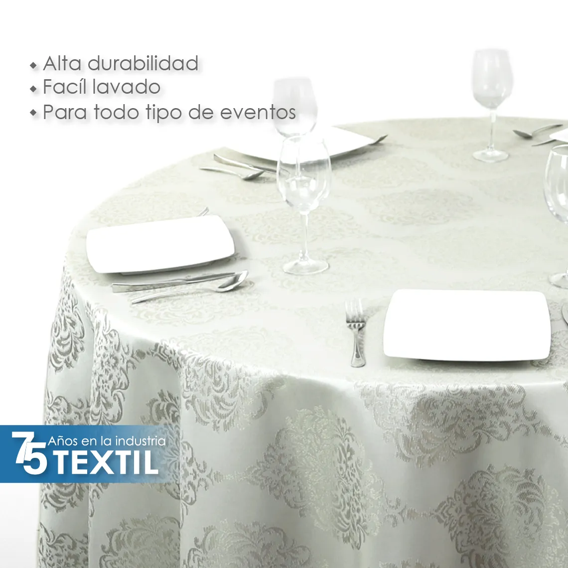 Mantel Yackard Redondo YE-175 KAKY: imagen 8