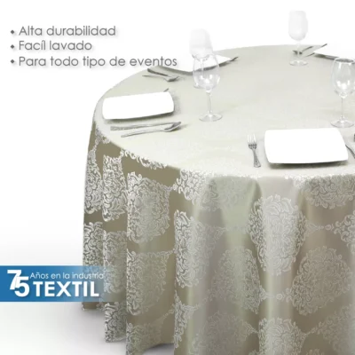 Mantel Yackard Redondo YE-175 KAKY: imagen 8