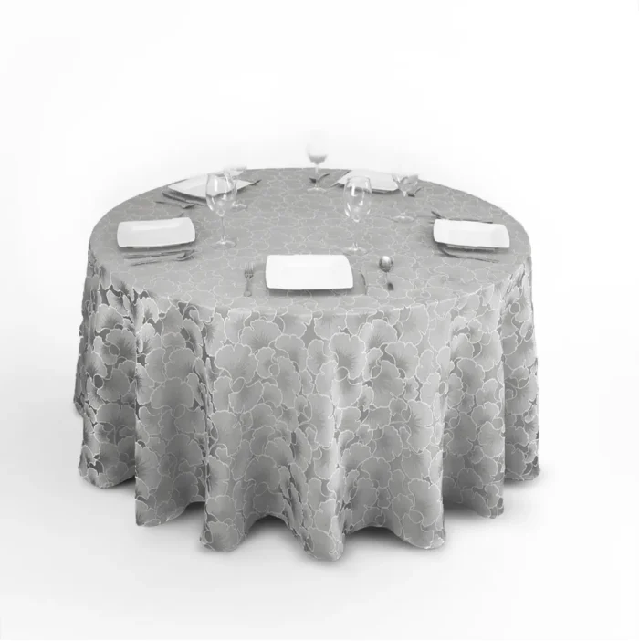 Mantel Yackard Redondo YE-221 PLATA