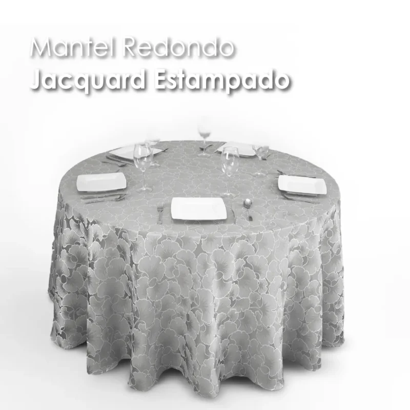 Mantel Yackard Redondo YE-221 PLATA