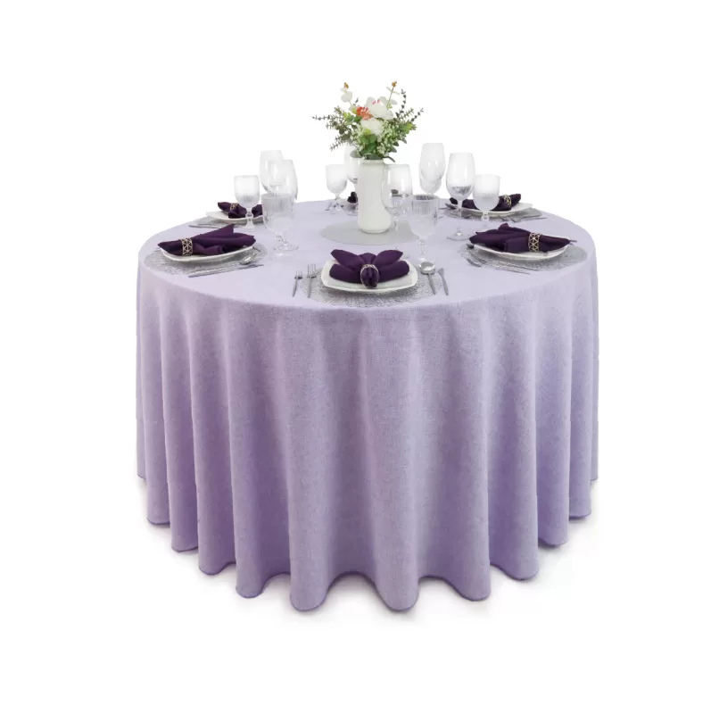 Mantel Redondo Lino Ginebra 2.90 D Lila