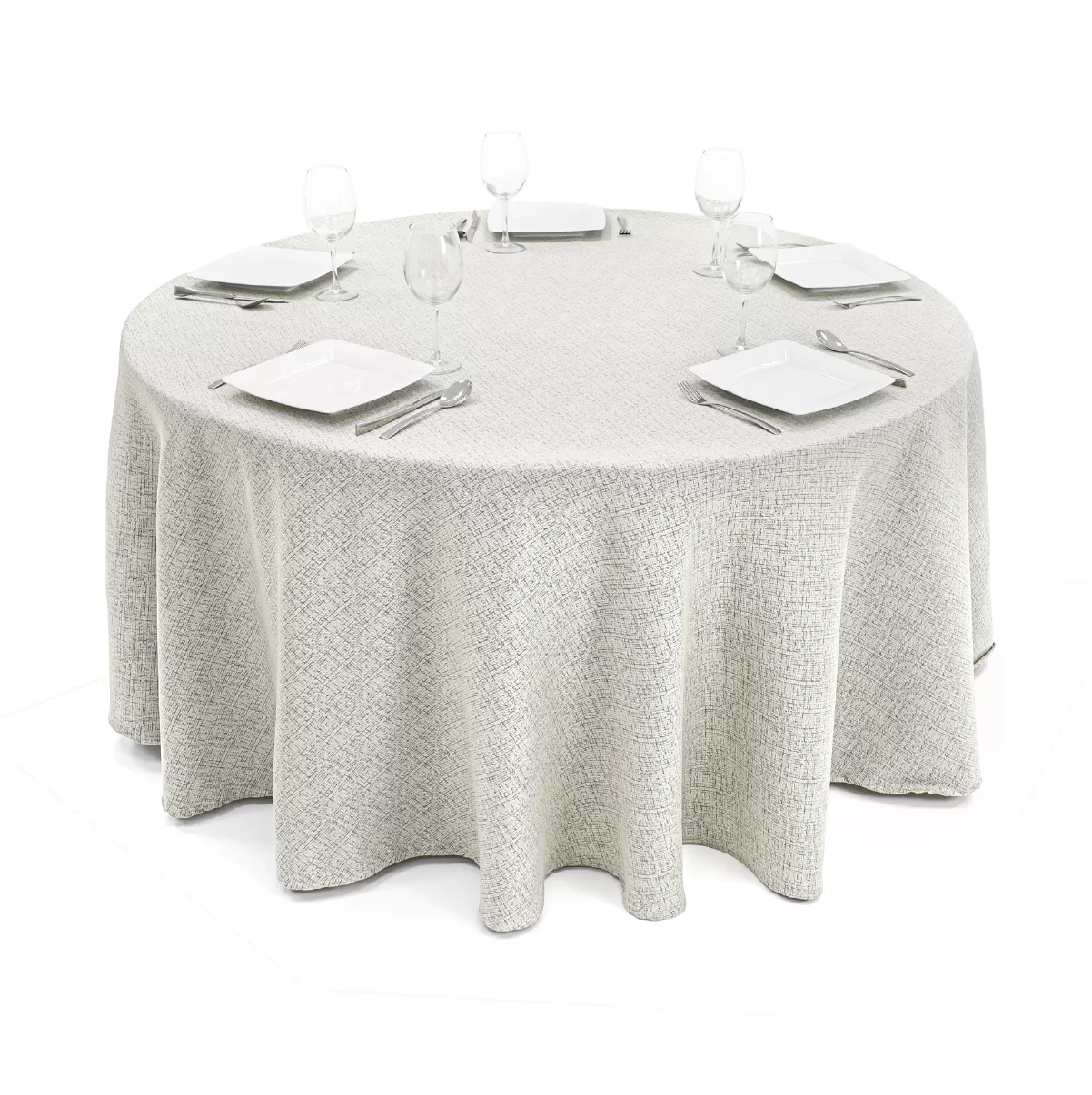 Mantel Yackard Redondo YE-225 MASAI VERDE: imagen 1