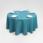 Mantel Yackard Redondo Ye-223 MASAI TURQUESA