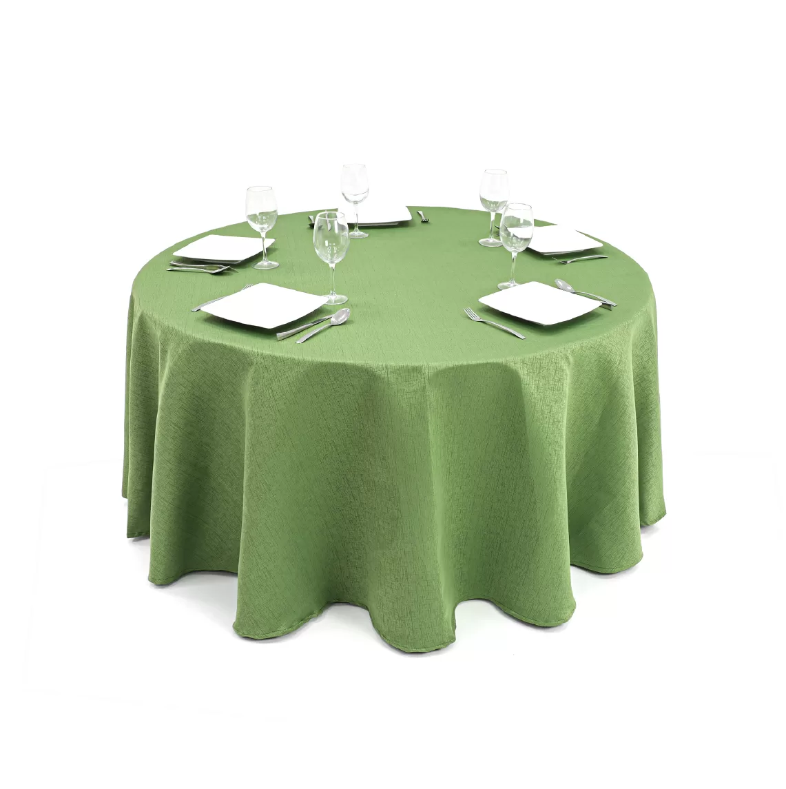 Mantel Yackard Redondo YE-232 VERDE AGUACATE: imagen 1
