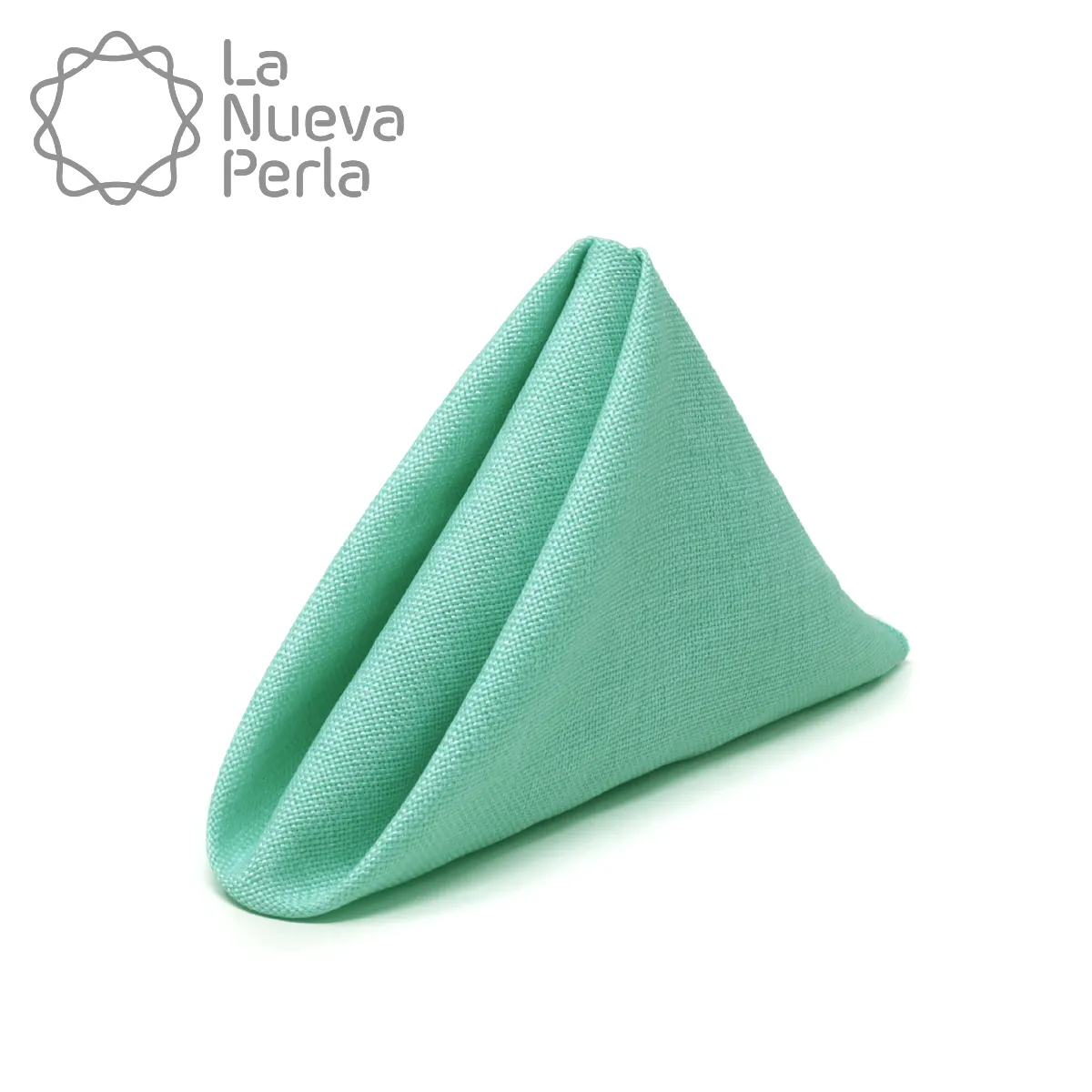 Servilleta Lino Ginebra 45x45 cm Menta: imagen 1