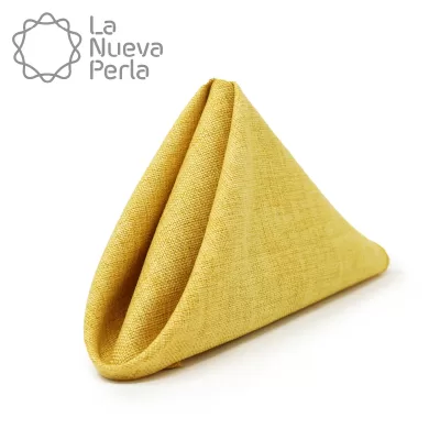 Servilleta Lino Ginebra 45x45 cm Mostaza