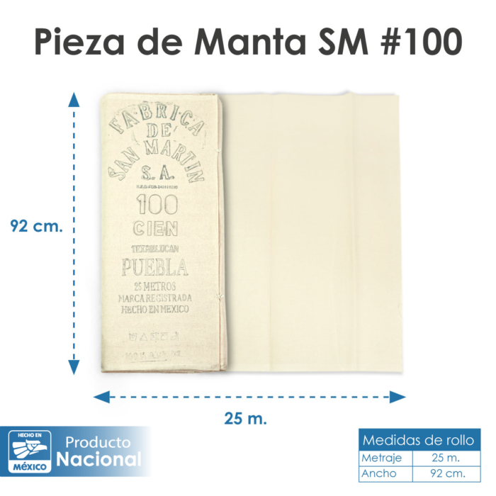 manta san martín cruda #100