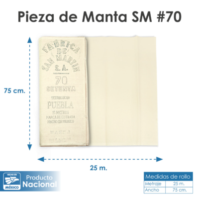 manta san martín cruda #70