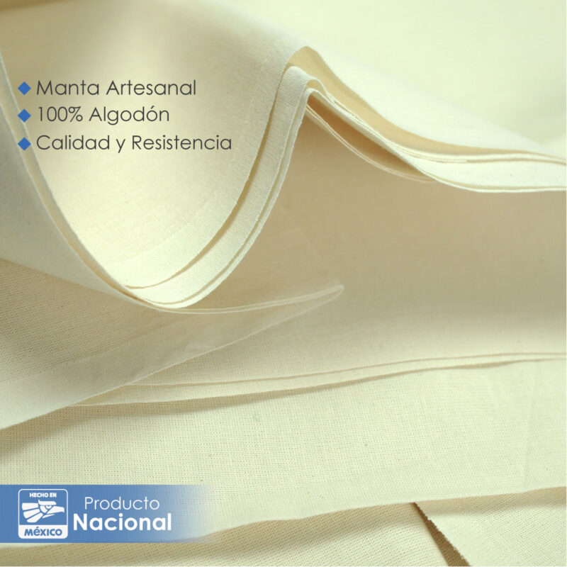 Manta S/M cruda #40 100% algodón