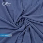 Manta Artesanal 1.90 M ancho Azul Plumbago