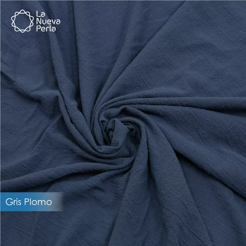 Manta Artesanal 1.90 M ancho Gris Plomo
