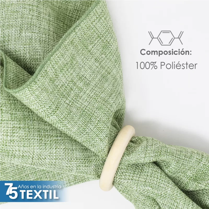 Servilleta Lino Ginebra 45x45 cm Verde Aguacate