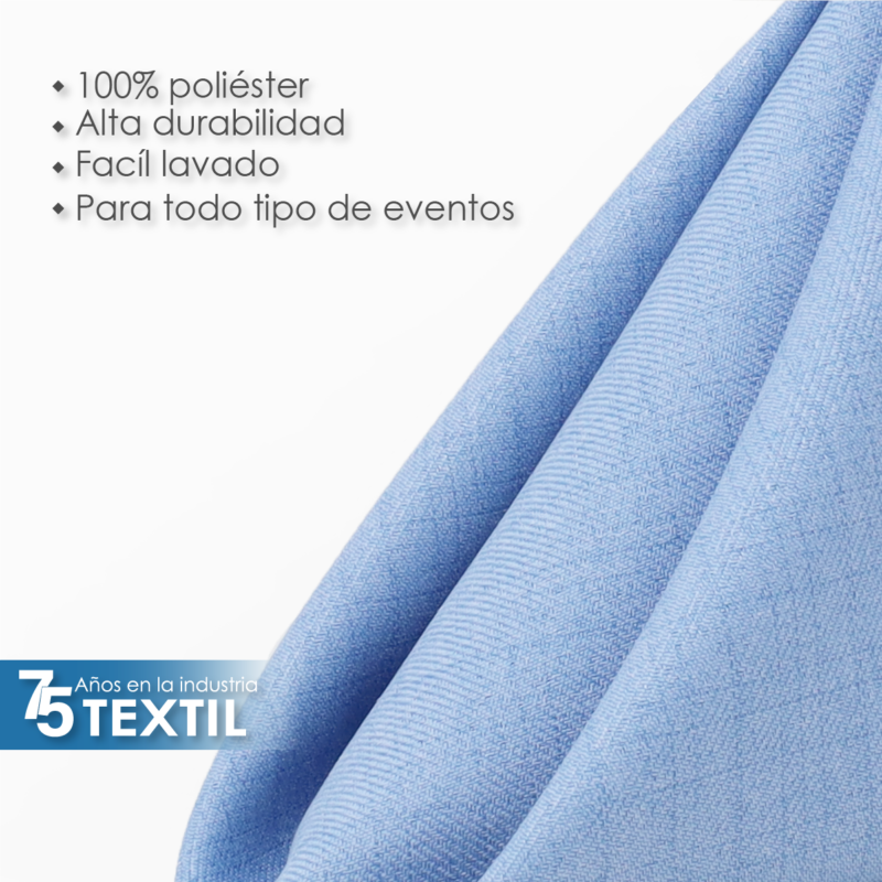 Servilleta Lino Venecia 45x45 cm Azul Cielo