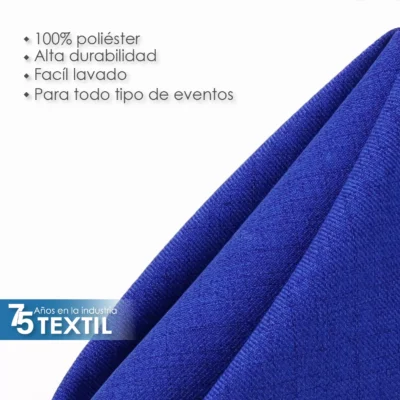 Servilleta Lino Venecia 45x45 cm Azul Rey: imagen 4