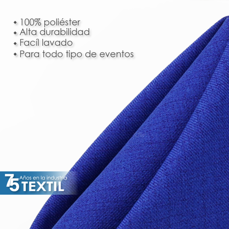 Servilleta Lino Venecia 45x45 cm Azul Rey