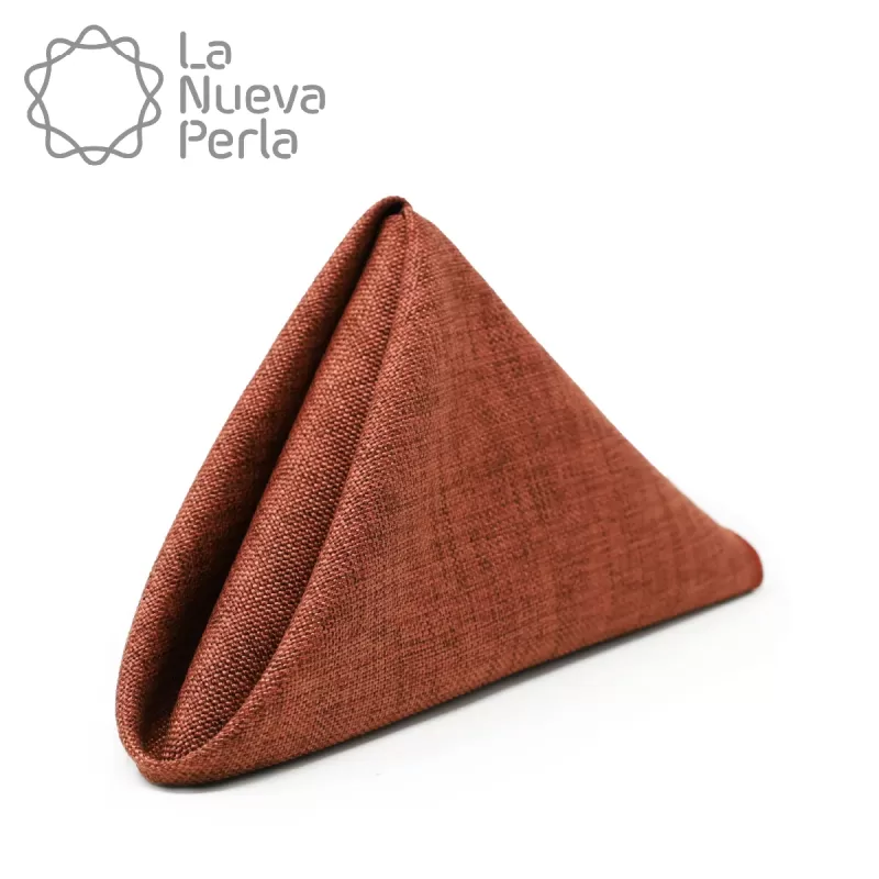 Servilleta Lino Ginebra 45x45 cm Tabaco