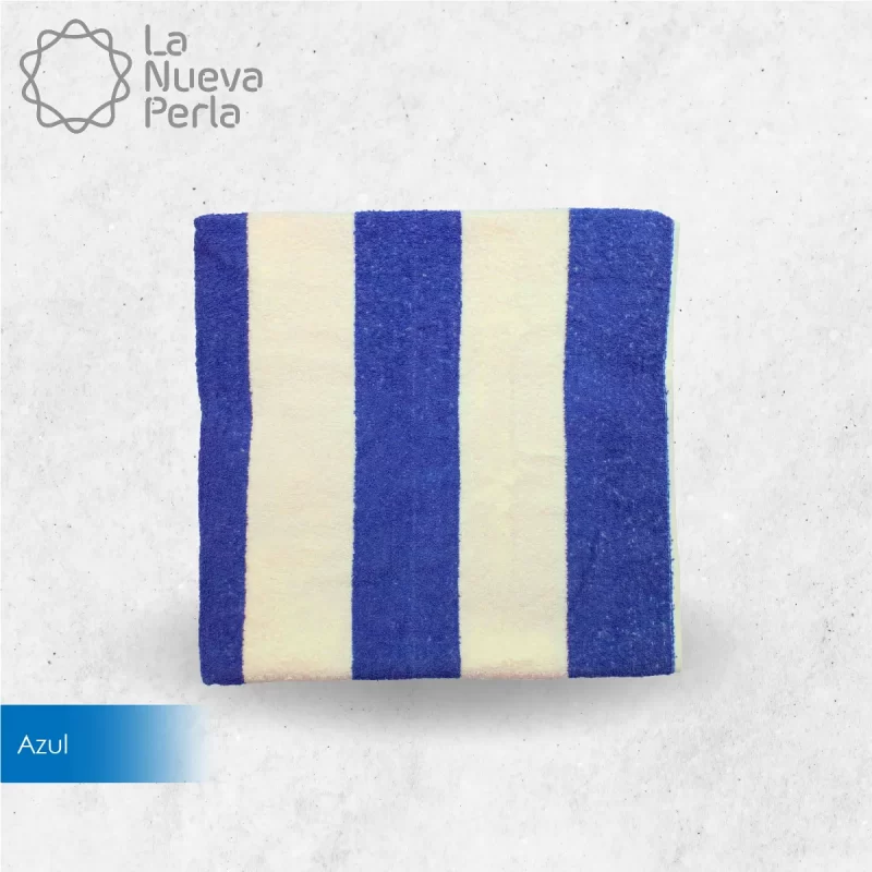 Toalla Alberca Rayas Azul 800 g 90 x 170 cm