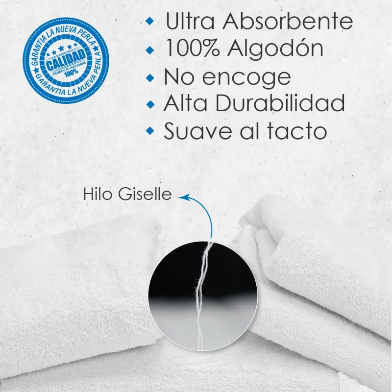 Toalla Confort Manos 300 g 60 x 120 cm (sin cenefa)