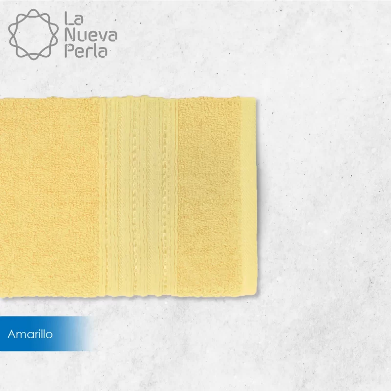 Toalla Fiore Medio Baño Amarillo 150 x 67 cm 540 g