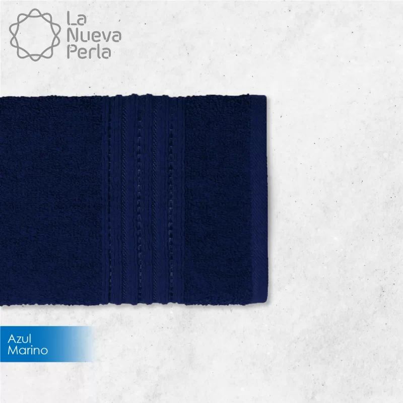 Toalla Fiore Medio Baño Azul Marino 150 x 67 cm 540 g