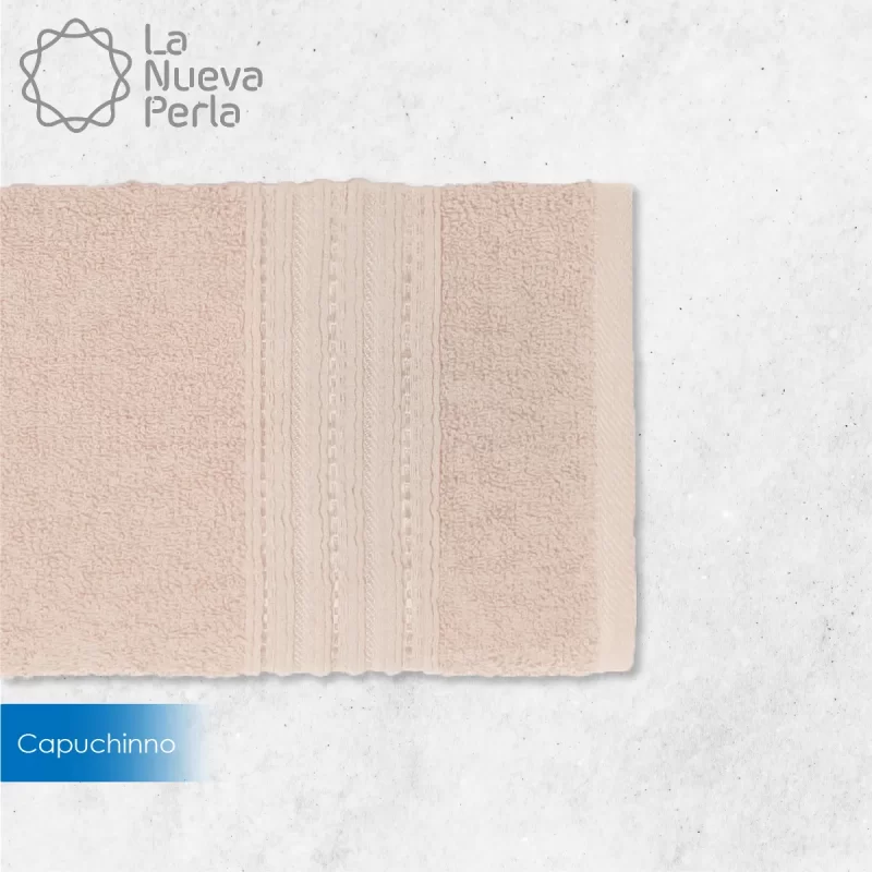 Toalla Fiore Medio Baño Capuchino 150 x 67 cm 540 g