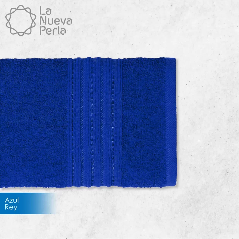 Toalla Fiore Medio Baño Azul Rey 150 x 67 cm 540 g