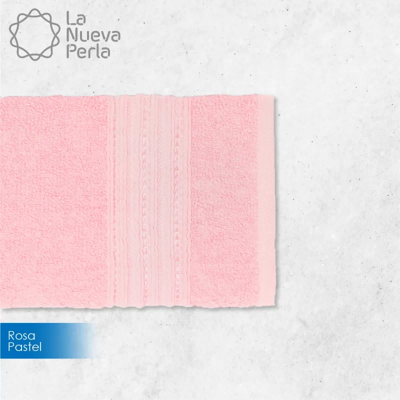 Toalla Fiore Medio Baño Rosa Pastel 150 x 67 cm 540 g