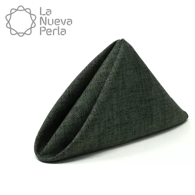 Servilleta Lino Ginebra 45x45 cm Verde Militar