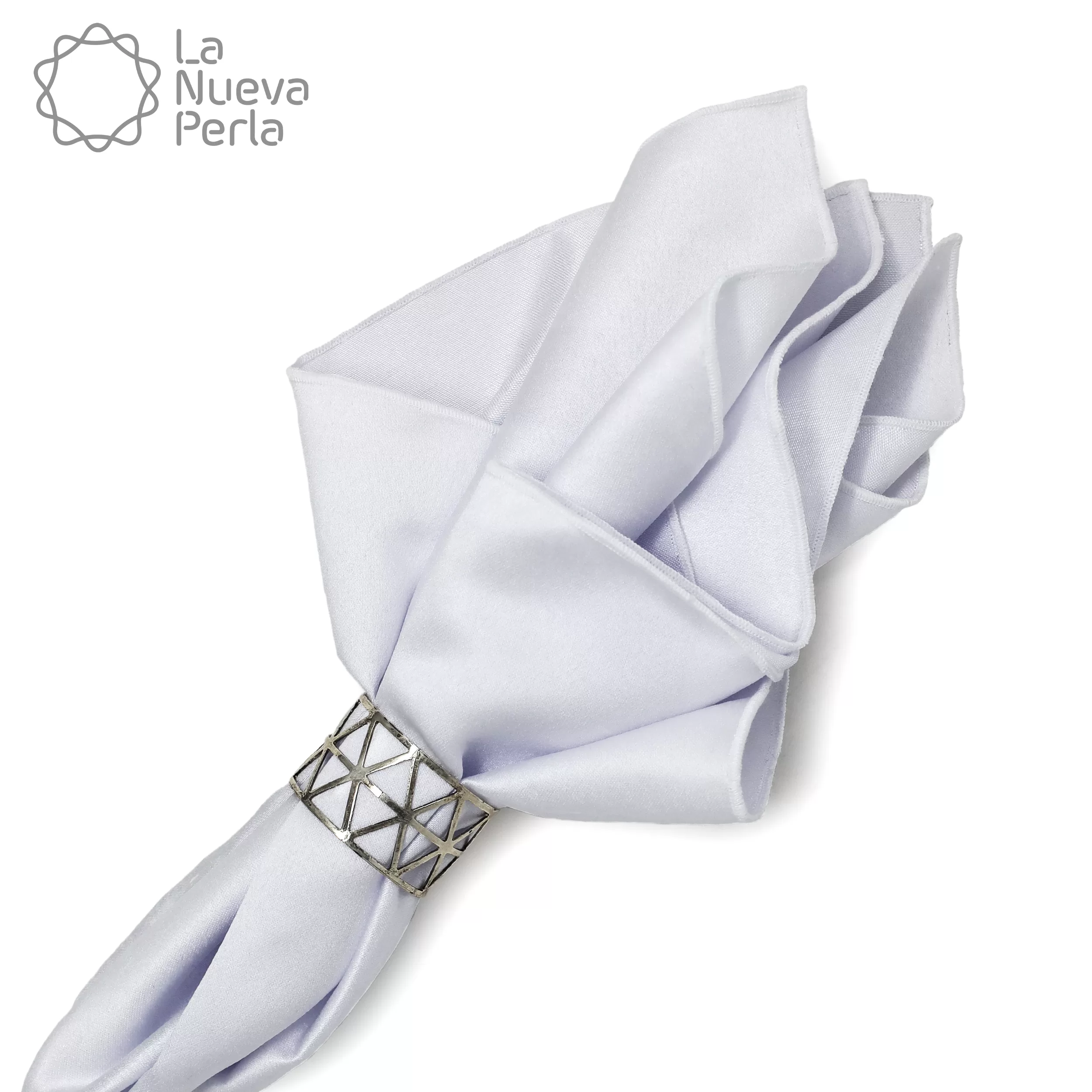Servilleta Yackard Liso 45x45 cm Blanco: imagen 1