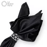 Servilleta Yackard Liso 45x45 cm Negro