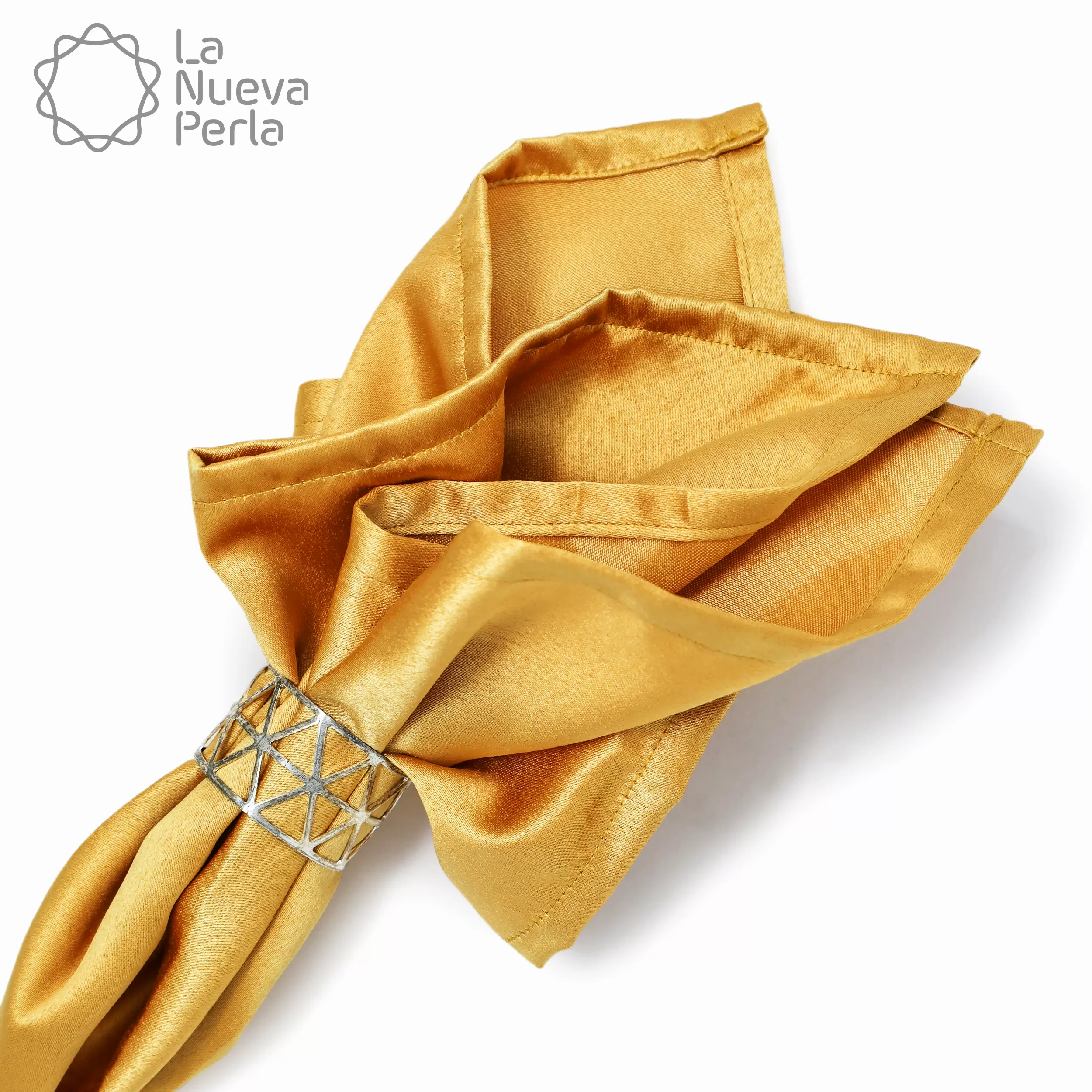 Servilleta Yackard Liso 45x45 cm Oro: imagen 1