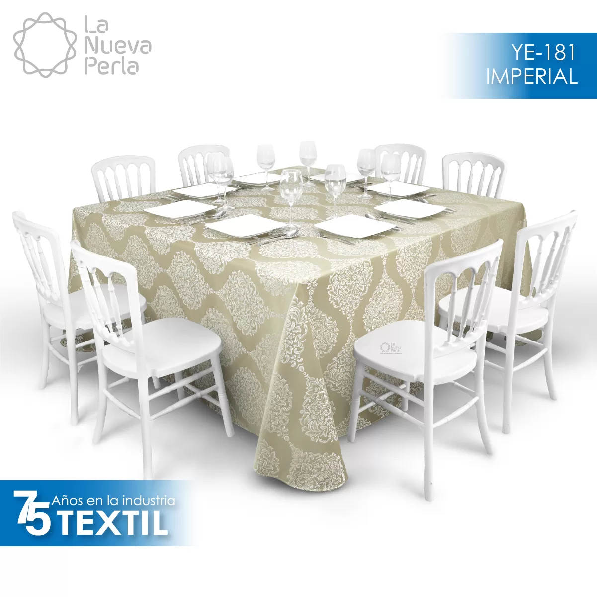 Mantel Yackard Imperial  2.90 X 2.90 M YE-181: imagen 3