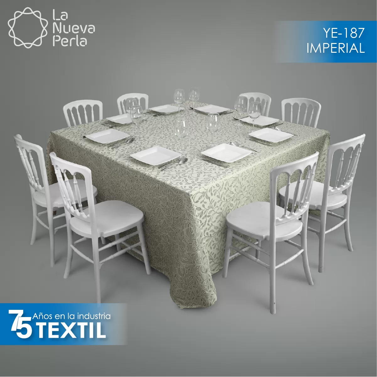 Mantel Yackard Imperial  2.90 X 2.90 M YE-187: imagen 3