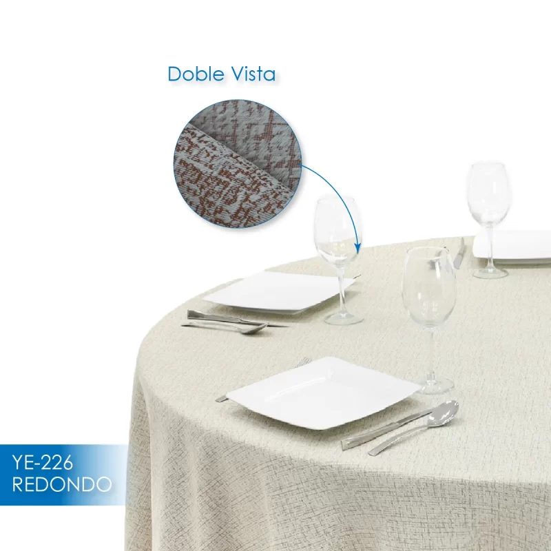 Mantel Yackard Redondo YE-226 MASAI ORO