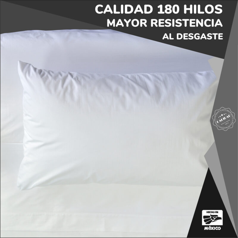 Funda de Almohada Percal 180H Estándar