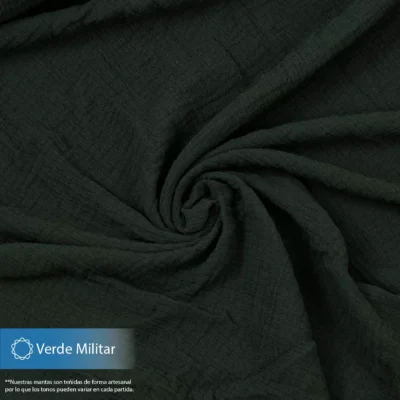 Manta Muselina 2.55 M ancho Verde Militar: imagen 6