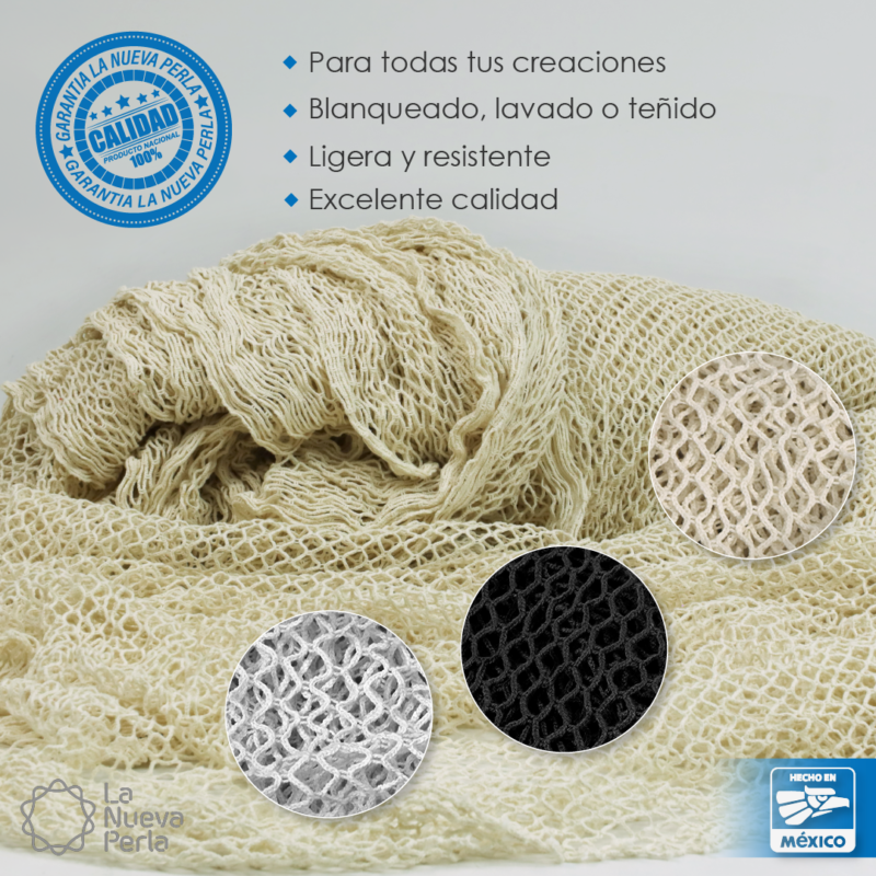 Manta Labrada Perla 3.30 M ancho Negro