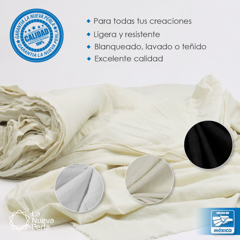 Manta Superior 1.60 M ancho Blanqueada