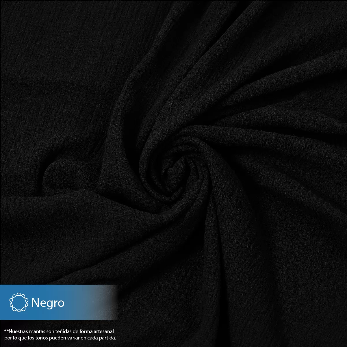 Manta Muselina 2.55 M ancho Negro: imagen 5