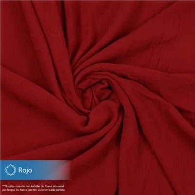 Manta Muselina 2.55 M ancho Rojo: imagen 7
