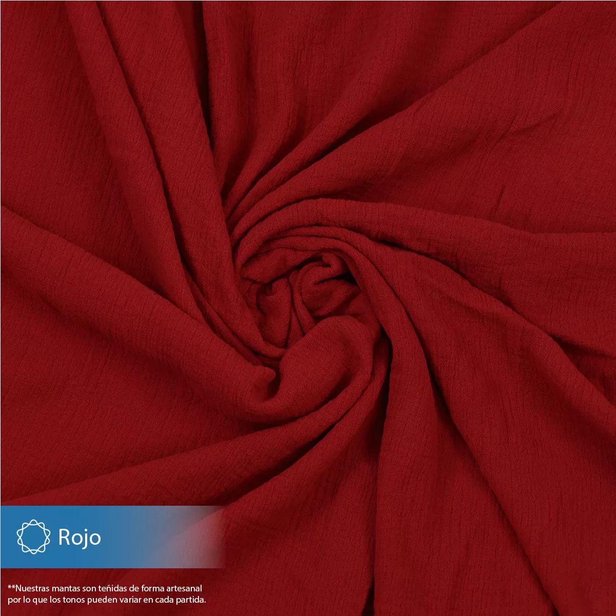 Manta Muselina 2.55 M ancho Rojo: imagen 7