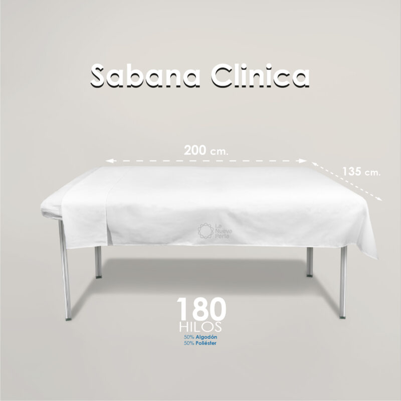 Sábana clínica 180H 135 x 200 cm
