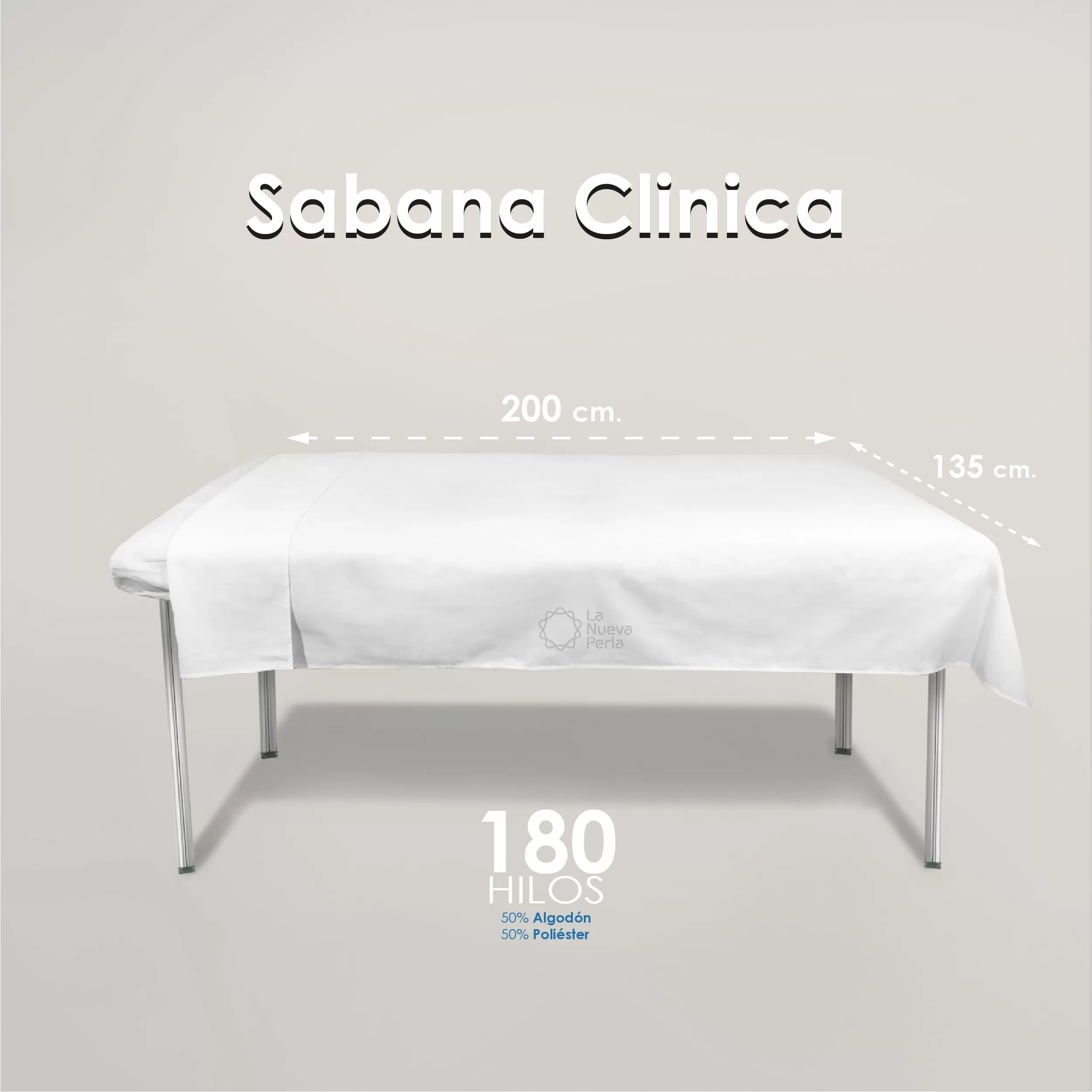 Sábana clínica 180H 135 x 200 cm: imagen 1